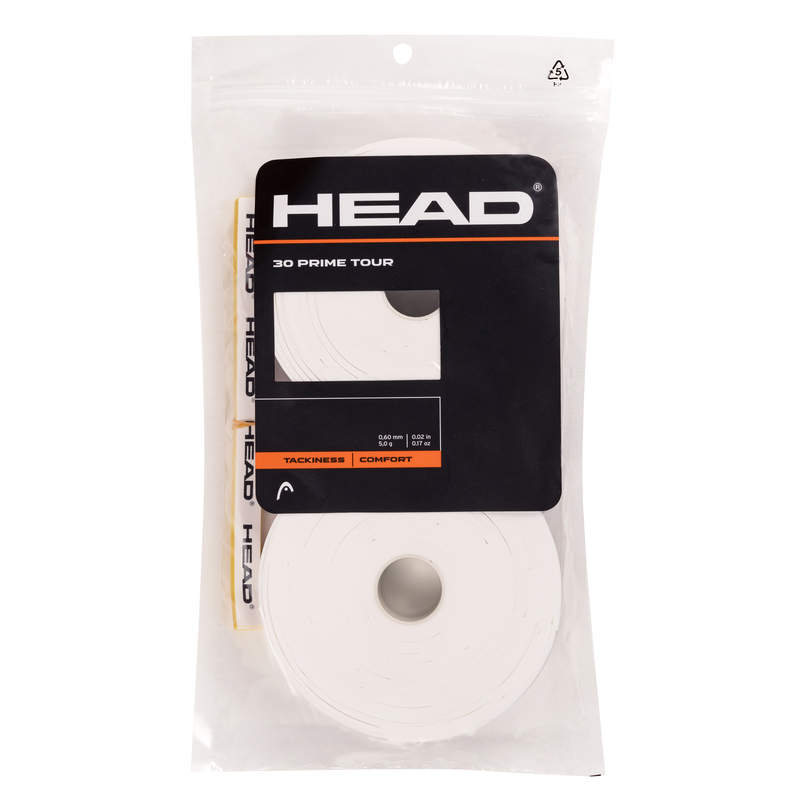 Head Prime Tour Overgrip (30-pak, hvid)