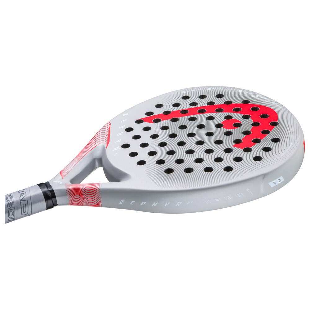 Head Zephyr Ultralight 2023 Padelbat (Grey/Red)