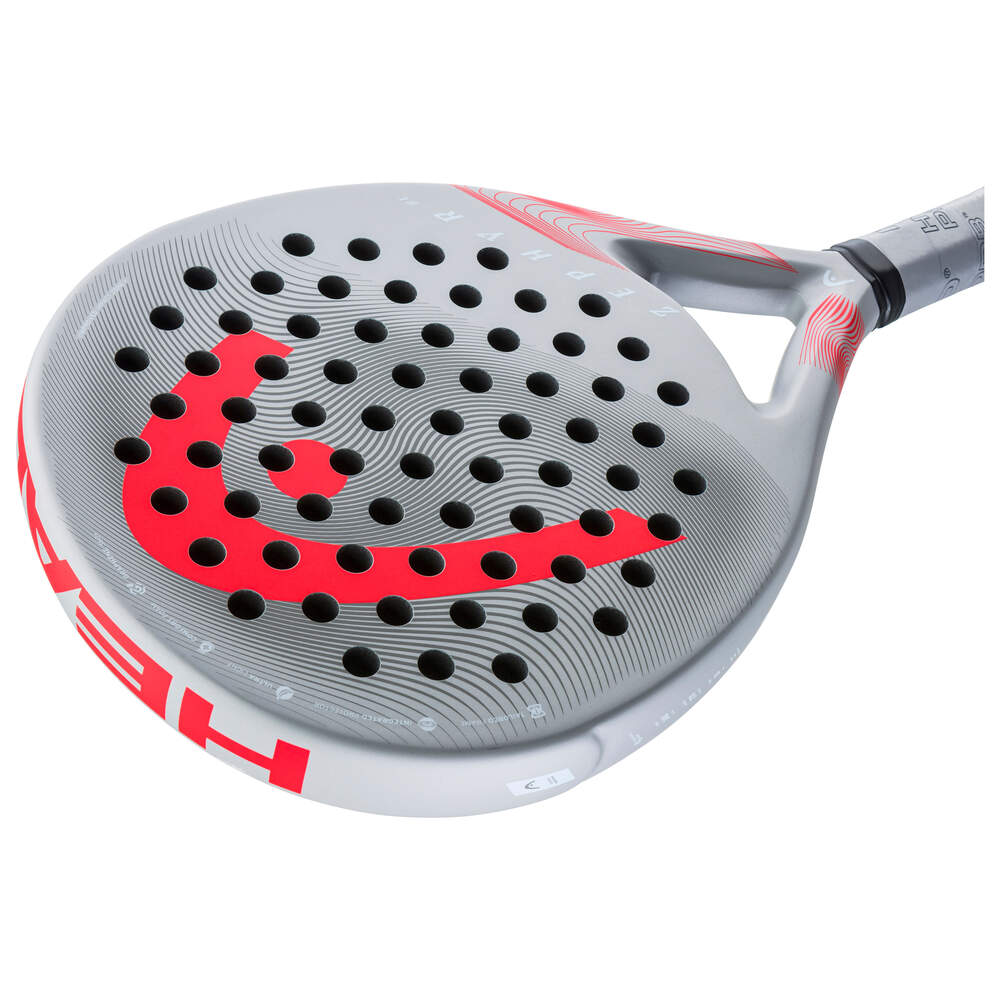 Head Zephyr Ultralight 2023 Padelbat (Grey/Red)