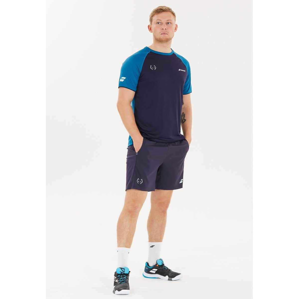 Babolat Crew Neck Tee Juan Lebron (Baritone Blue)