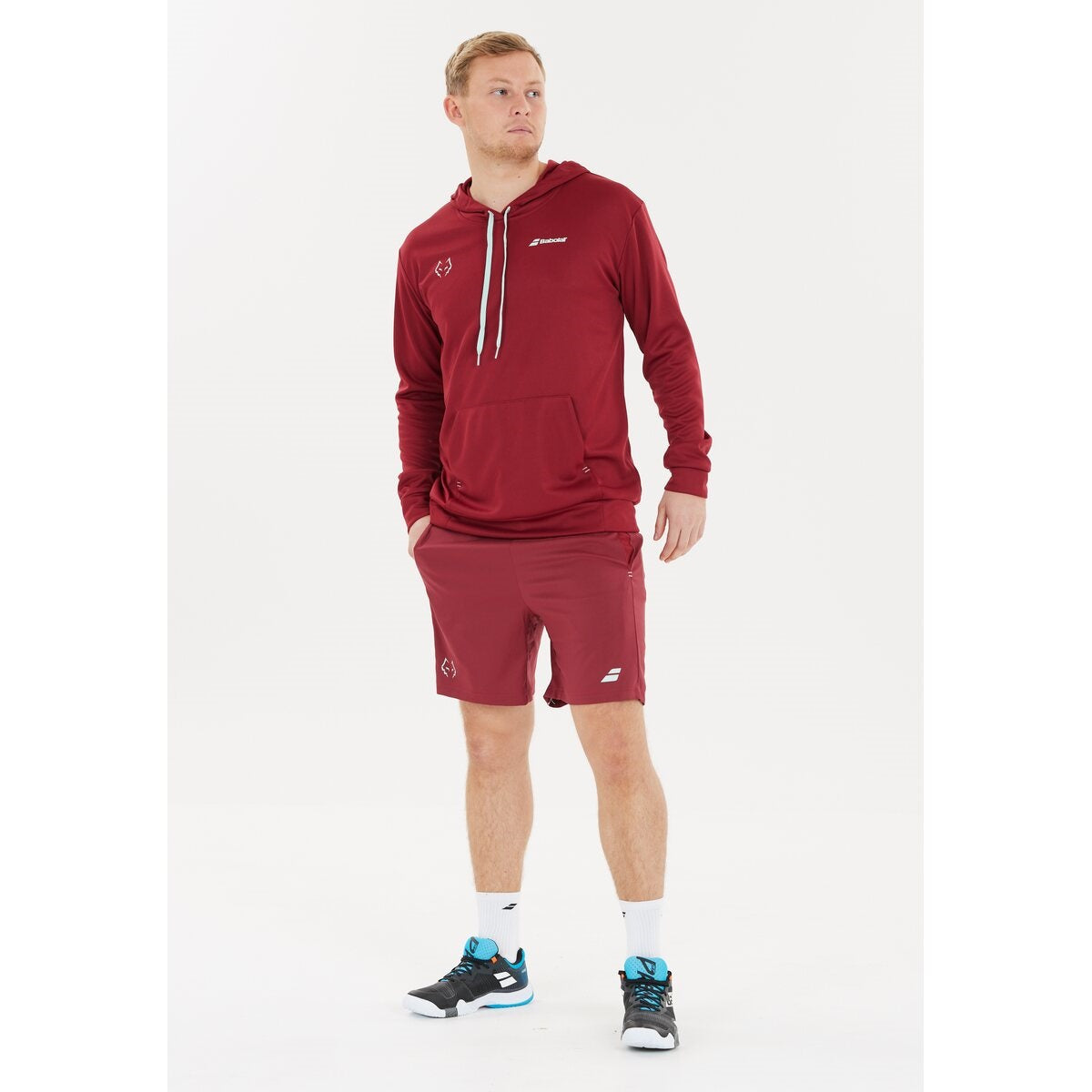 Babolat Shorts Juan Lebron (Red Dahlia)