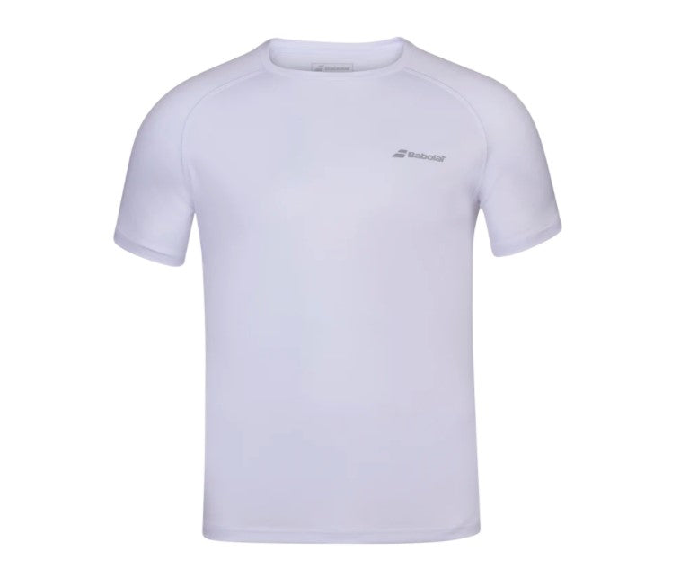 Babolat Play Crew Neck Tee (Hvid) - Padellife.dk