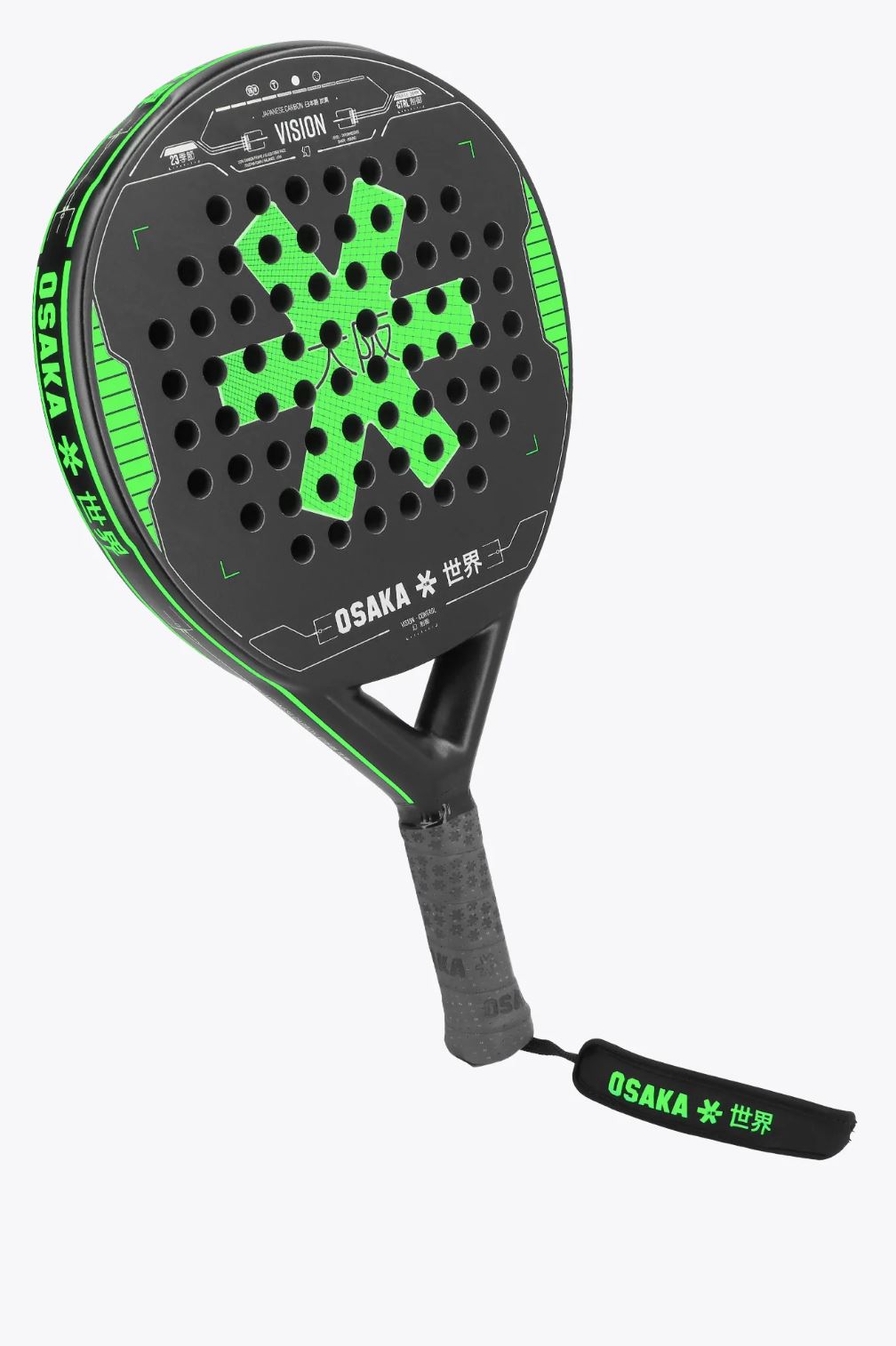 Osaka Vision Control 2023 Padelbat (Iconic Black)