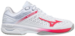Mizuno Exceed Tour 4 AC Women (Hvid/Rød) Padelsko - Padellife.dk