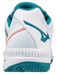 Mizuno Wave Exceed SL 2 (AC) Padelsko (White/Harborblue/Firecracker) - Padellife.dk