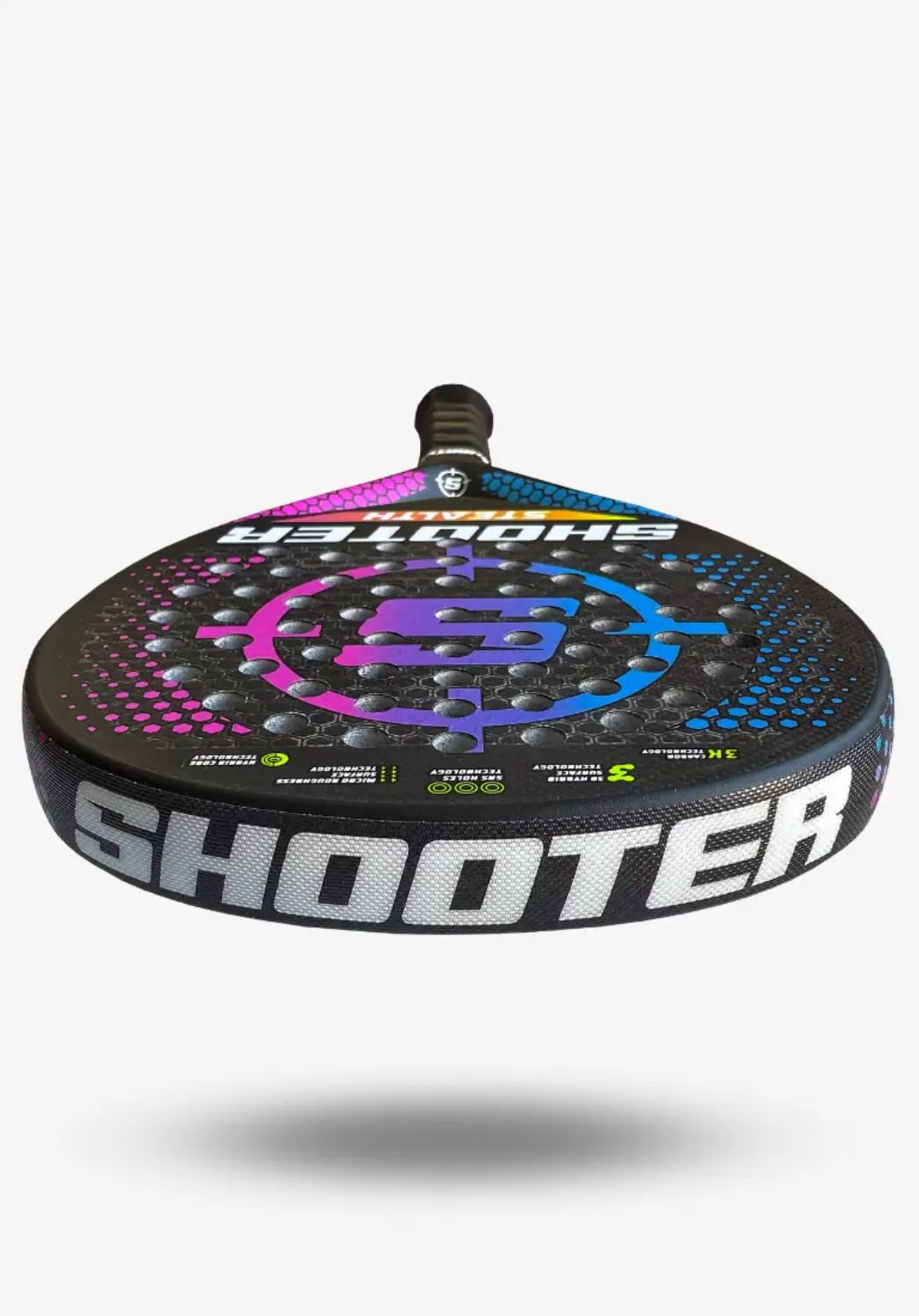 Shooter Stealth Padelbat (Blå/fuchsia) - Padellife.dk