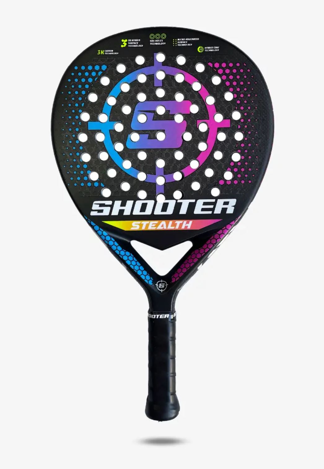 Shooter Stealth Padelbat (Blå/fuchsia) - Padellife.dk