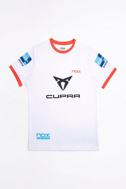 Nox Agustin Tapia Official T-shirt 2021 (Hvid) - Padellife.dk