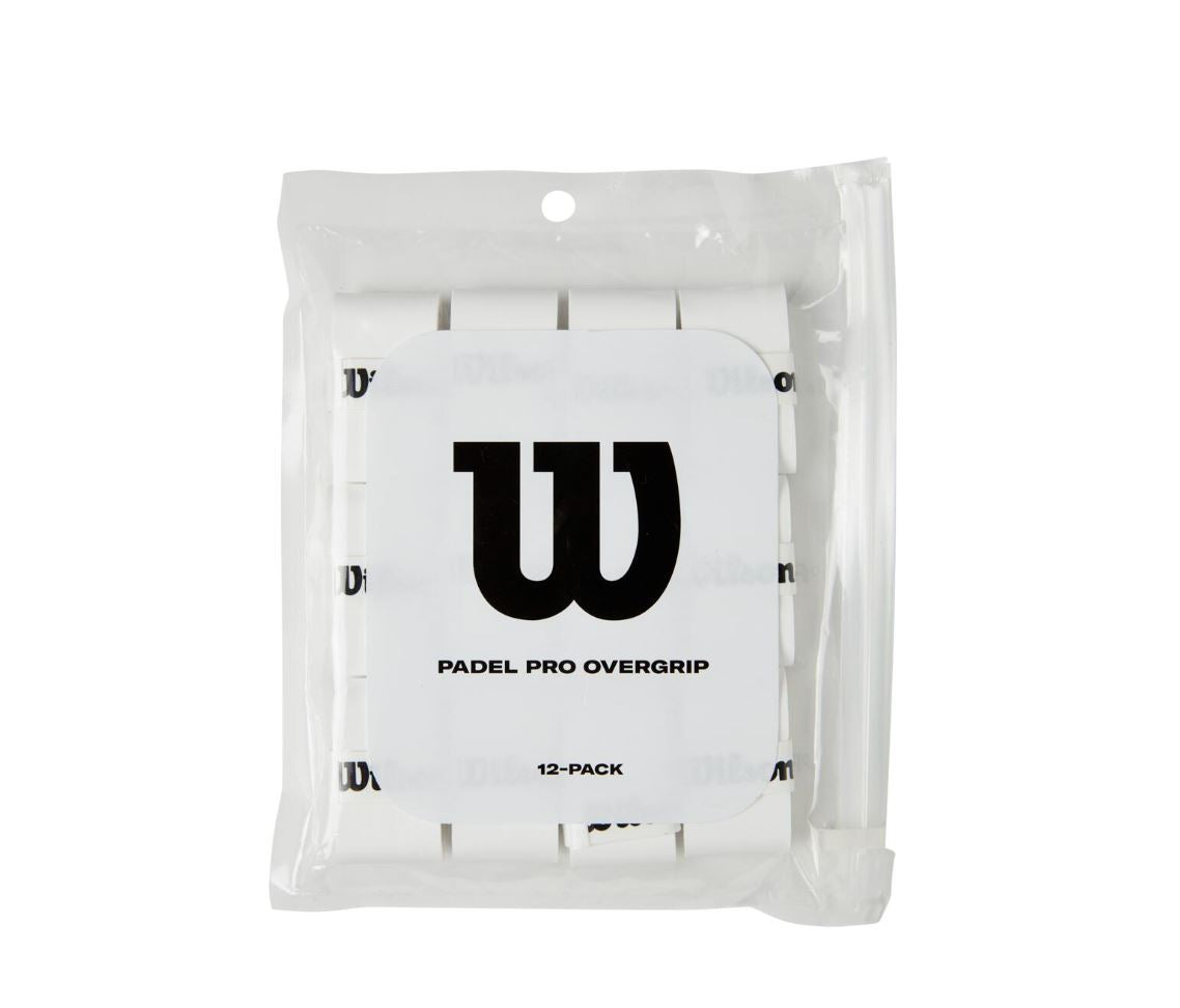 Wilson Pro Overgrip Padel (Hvid, 12-pak)