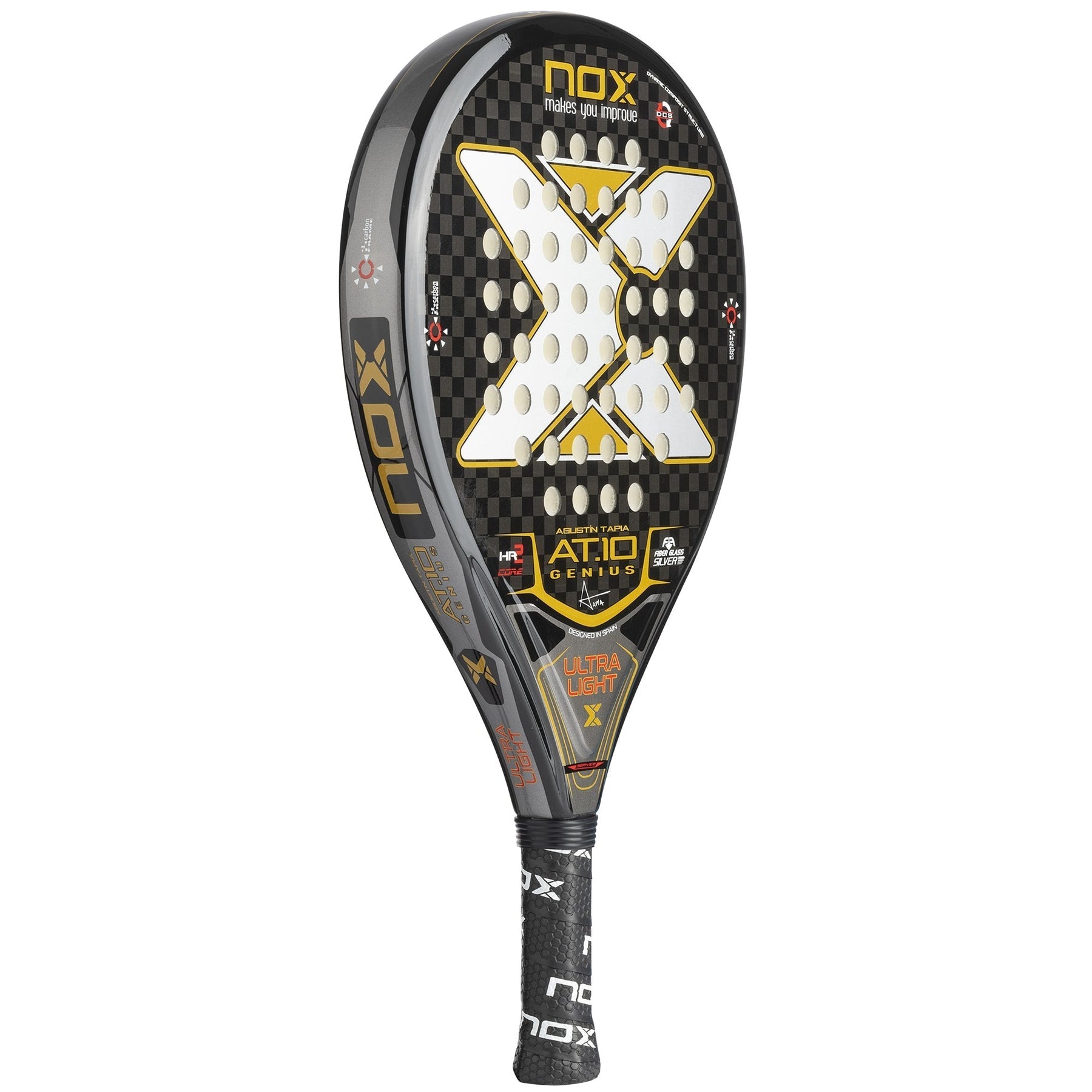 NOX AT10 Genius Ultra Light Padelbat - Padellife.dk