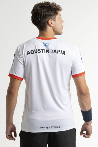 Nox Agustin Tapia Official T-shirt 2021 (Hvid) - Padellife.dk