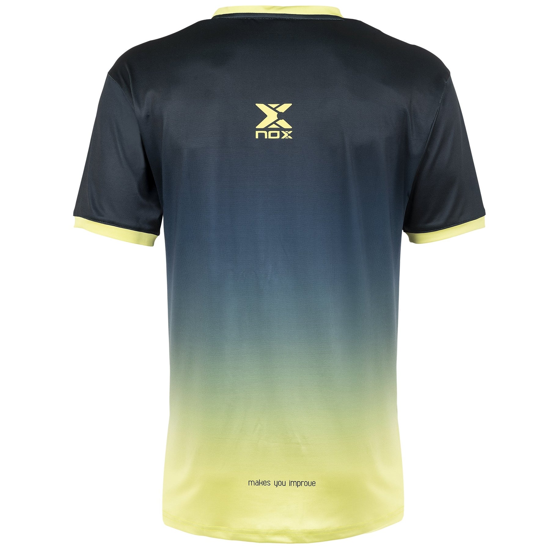 NOX Pro Padel T-shirt (navy/gul) - Padellife.dk