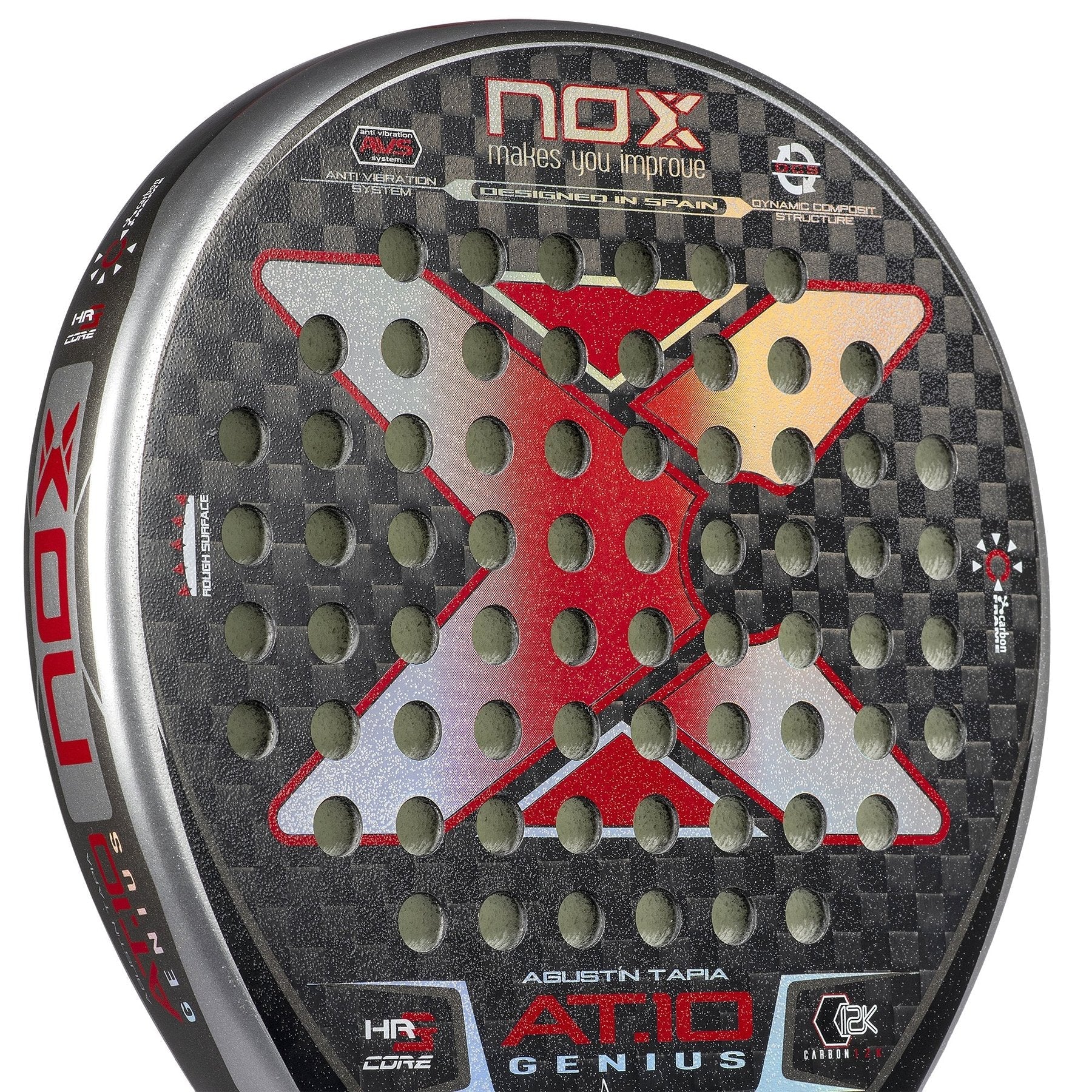 NOX AT10 Luxury Genius Arena 2022 Padelbat - Padellife.dk