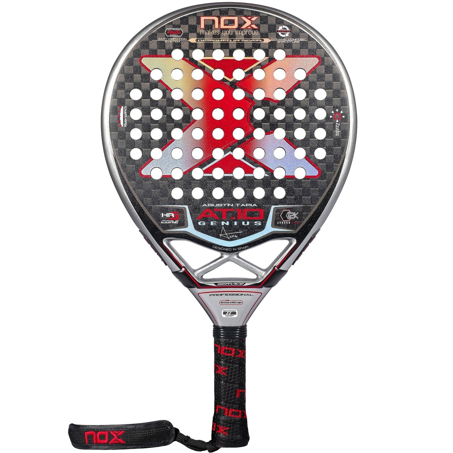 NOX AT10 Luxury Genius Arena 2022 Padelbat - Padellife.dk