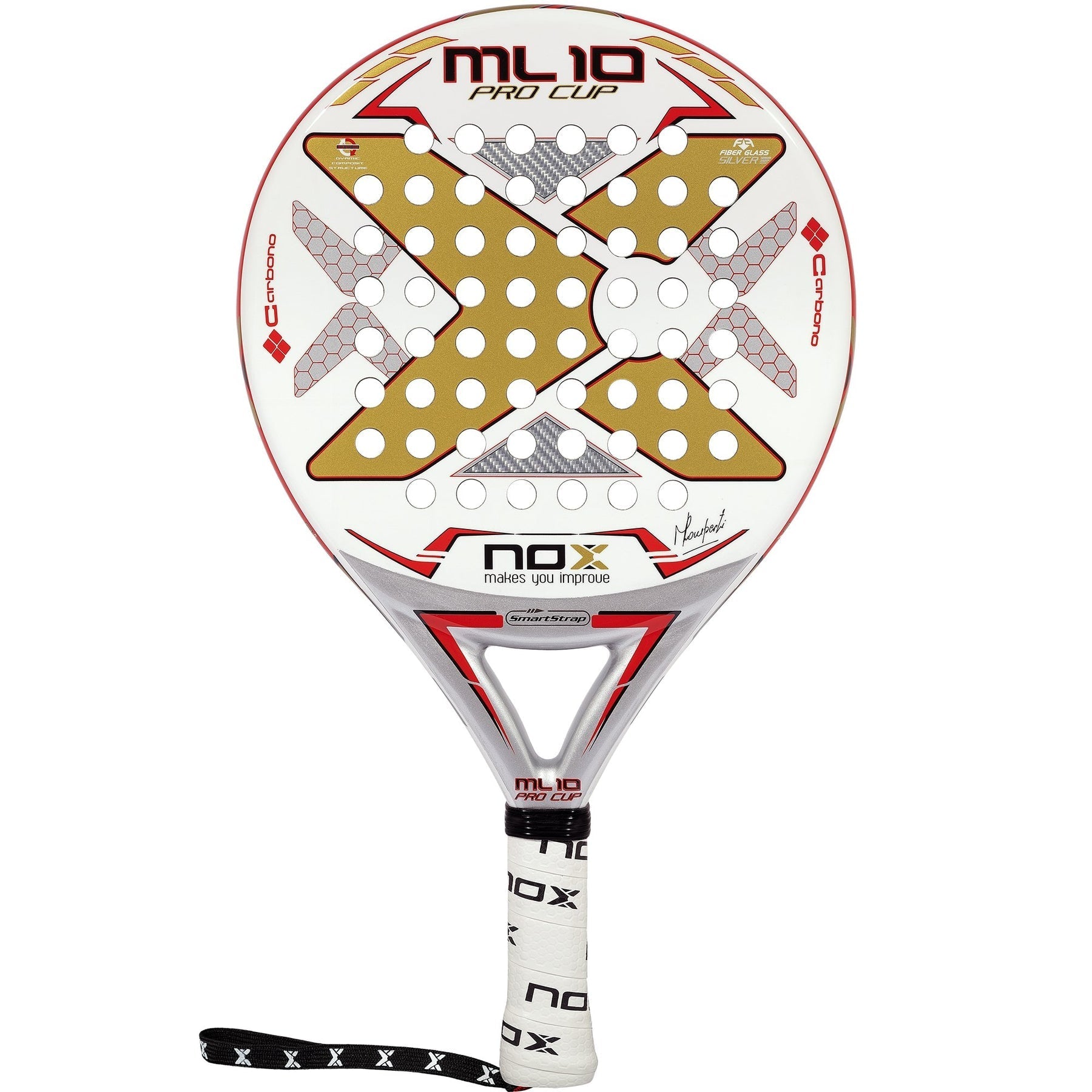NOX ML10 Pro Cup Coorp 2022 Padelbat - Padellife.dk