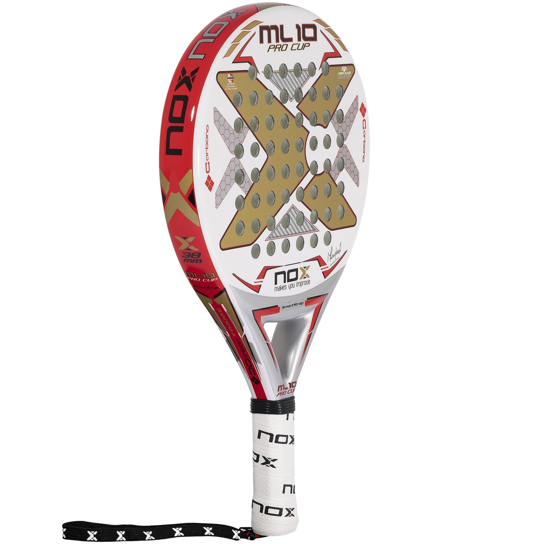 NOX ML10 Pro Cup Coorp 2022 Padelbat - Padellife.dk