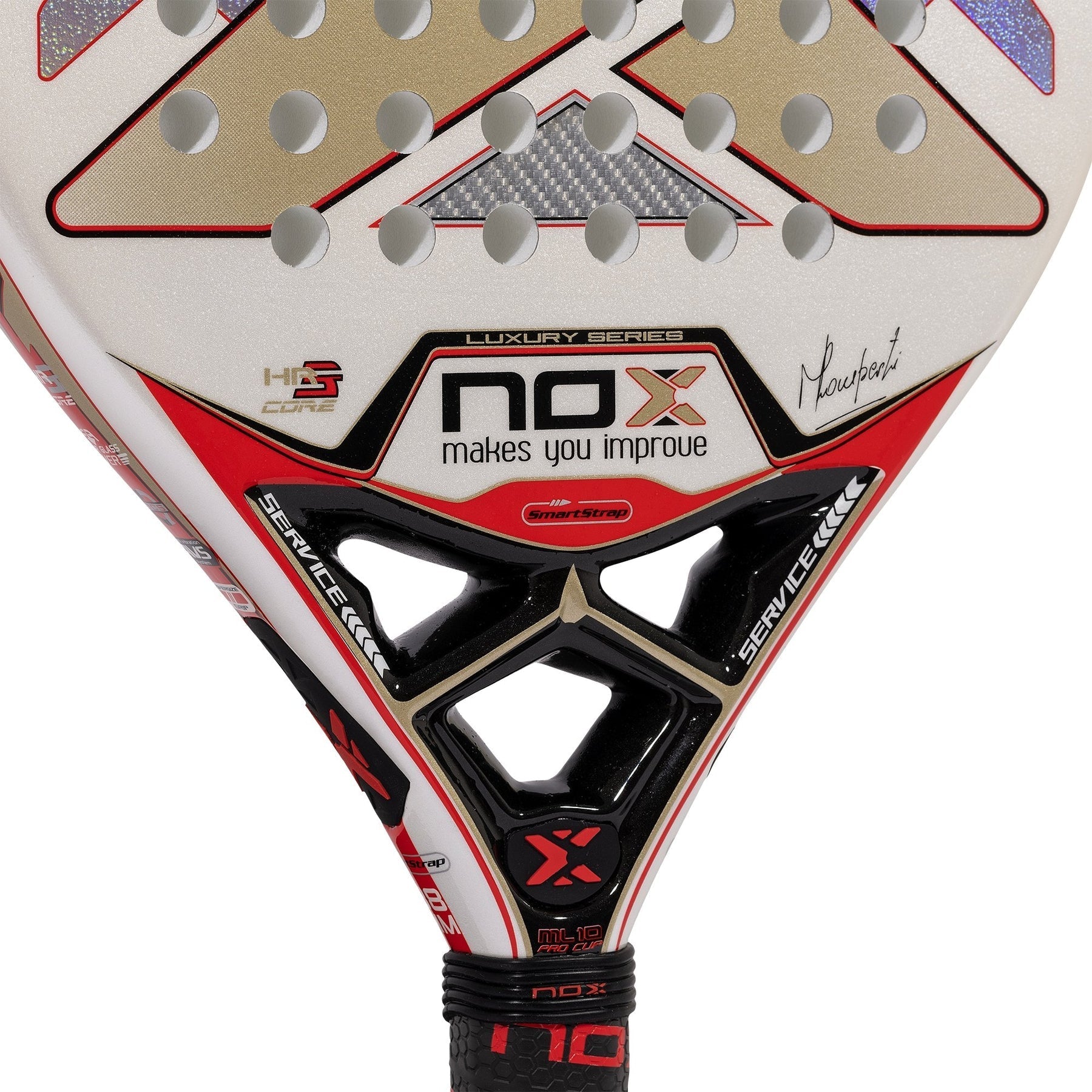 NOX ML10 Pro Cup Luxury By Miguel Lamperti Padelbat - Padellife.dk