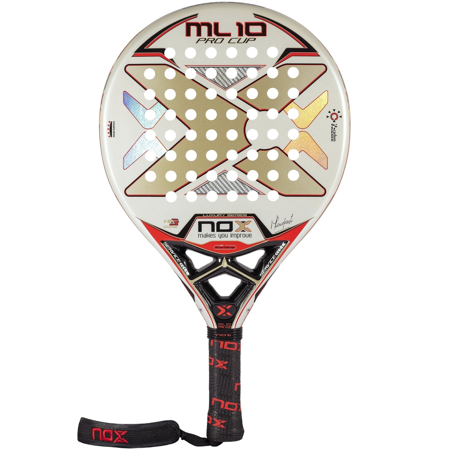 NOX ML10 Pro Cup Luxury By Miguel Lamperti Padelbat - Padellife.dk