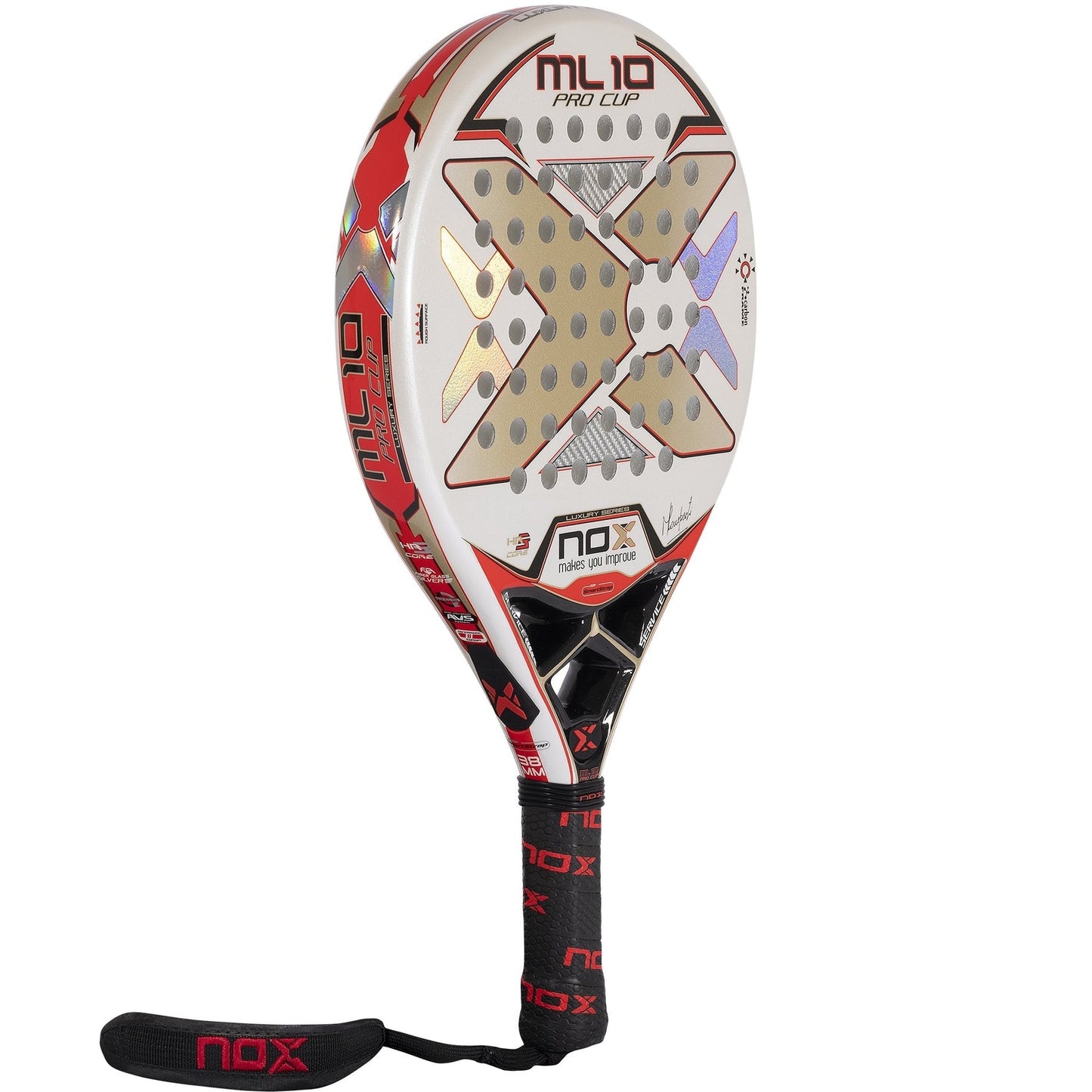 NOX ML10 Pro Cup Luxury By Miguel Lamperti Padelbat - Padellife.dk