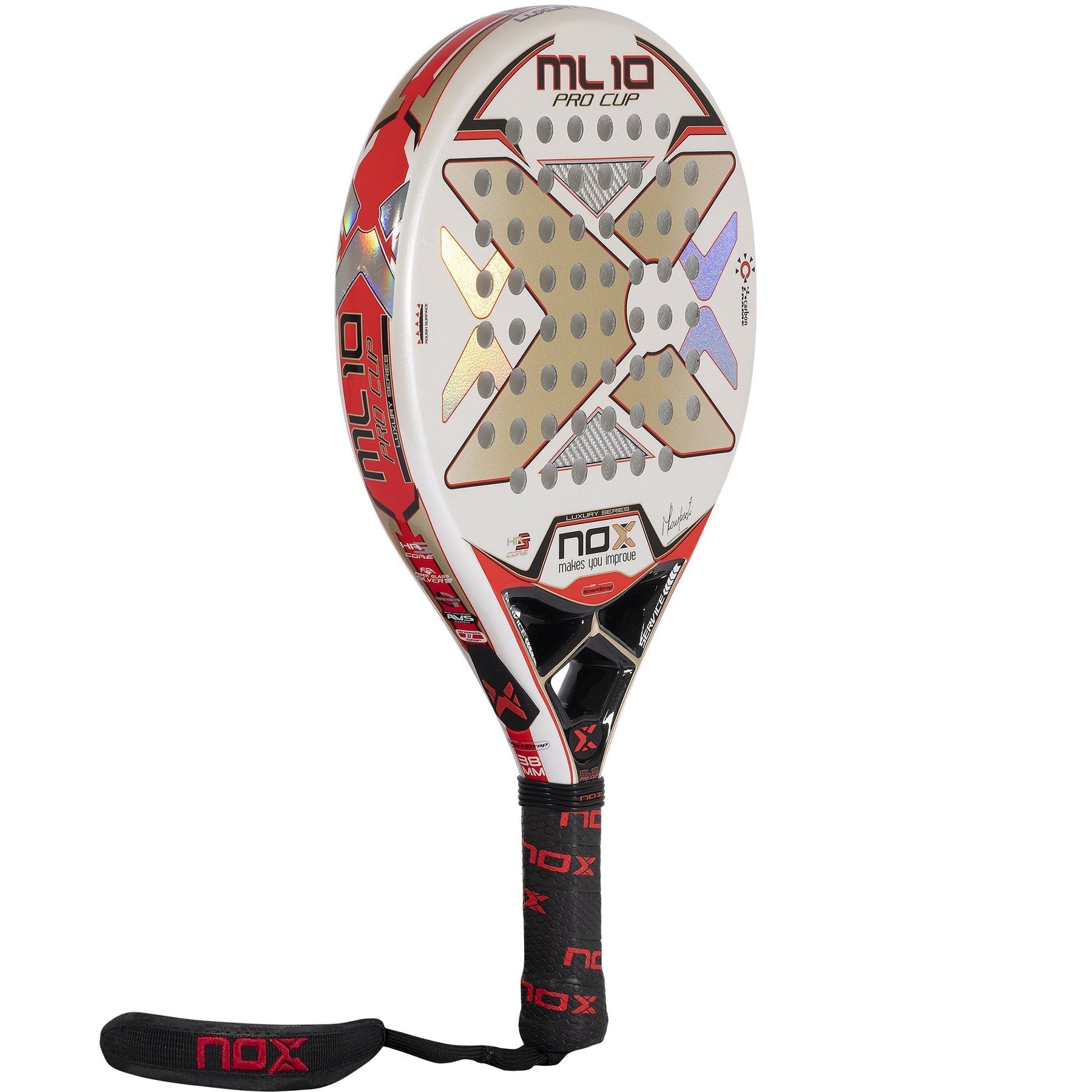 NOX ML10 Pro Cup Luxury By Miguel Lamperti Padelbat - Padellife.dk