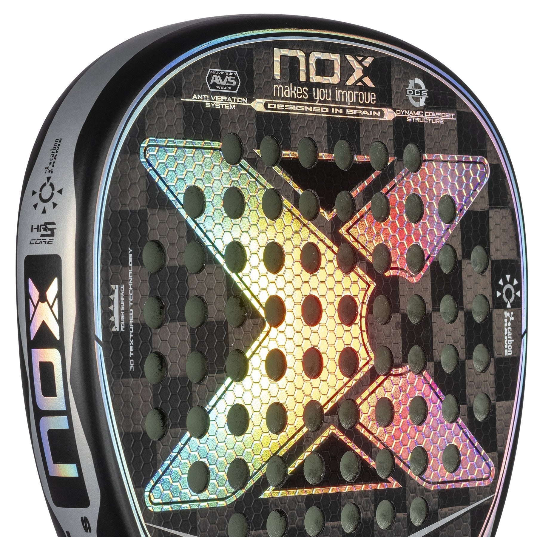 NOX AT Genius Attack 18K 2022 Padelbat - Padellife.dk