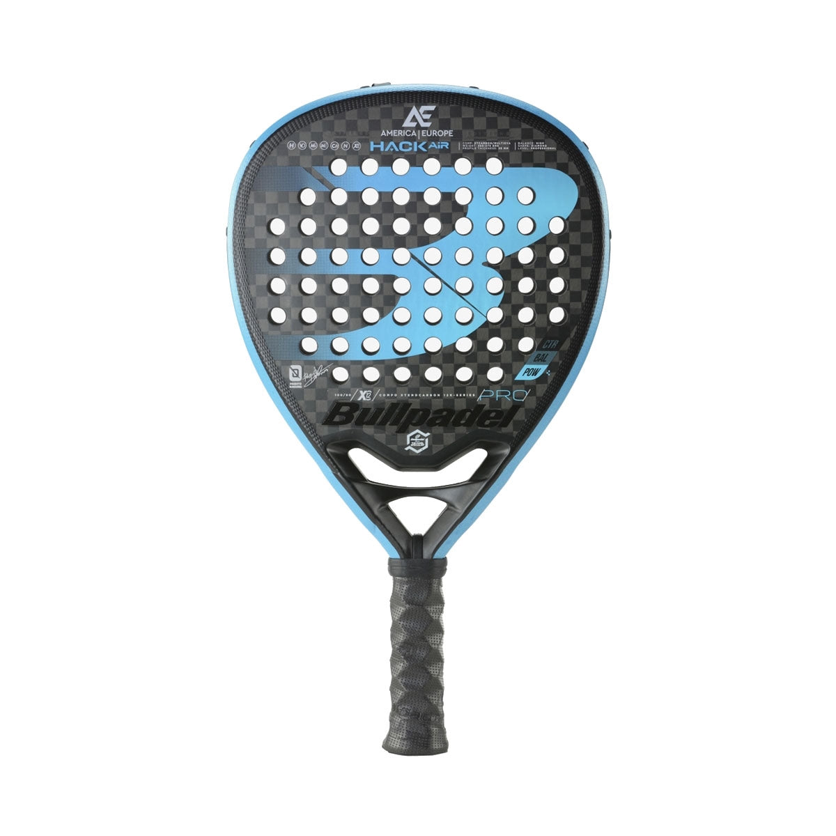 Bullpadel Hack Air Limited Edition AE 21 Padelbat - Padellife.dk