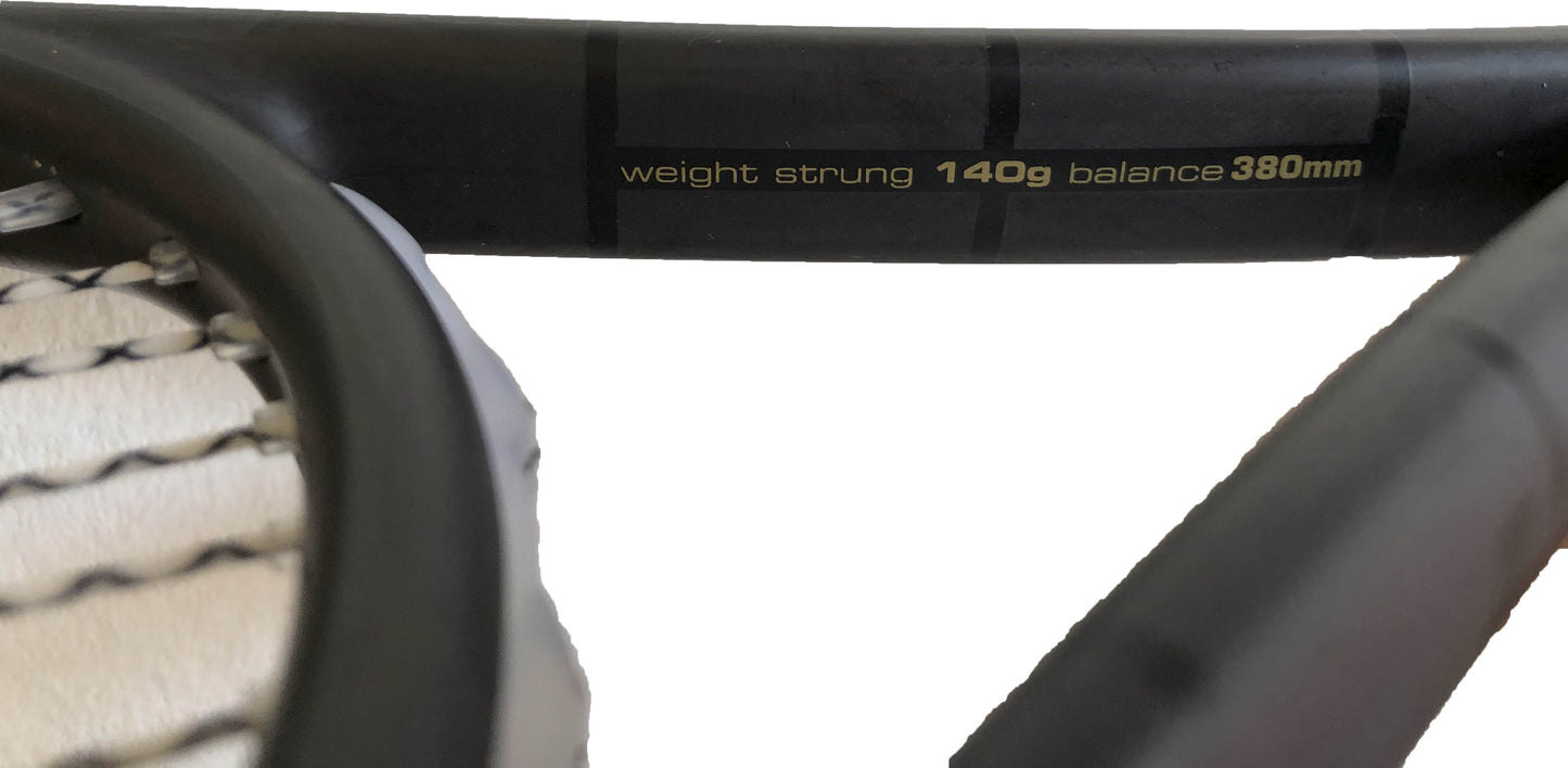 Harrow Vapor Black Squashketcher (Sort)