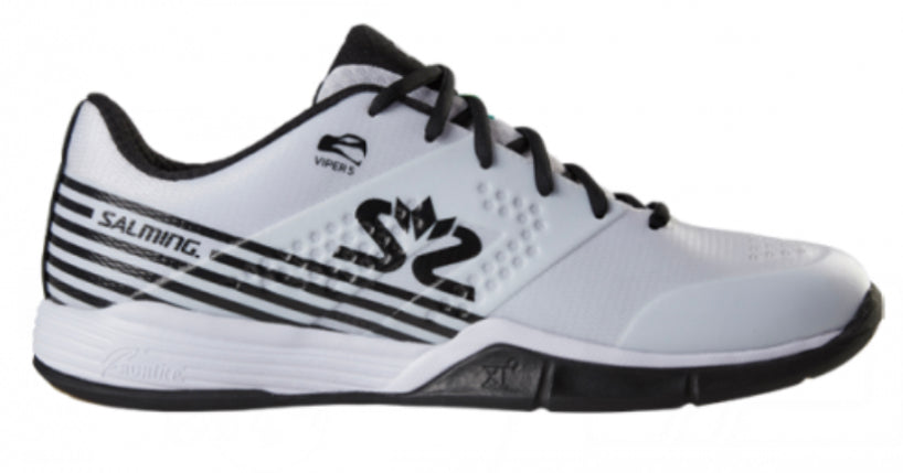 Salming Viper 5 (White-Black) Squashsko