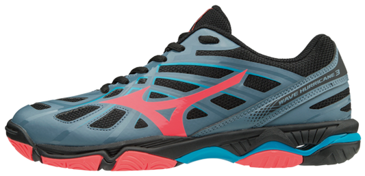 Mizuno Wave Hurricane 3 (Grå/Pink)