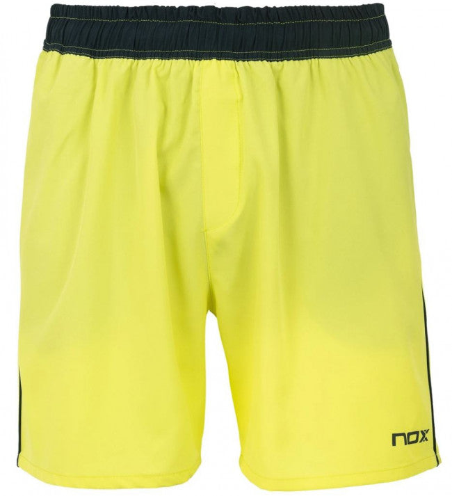 Nox Herreshorts (Limegul med navy logo) - Padellife.dk