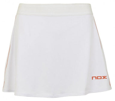 Nox Nederdel (Hvid med rødt logo) - Padellife.dk