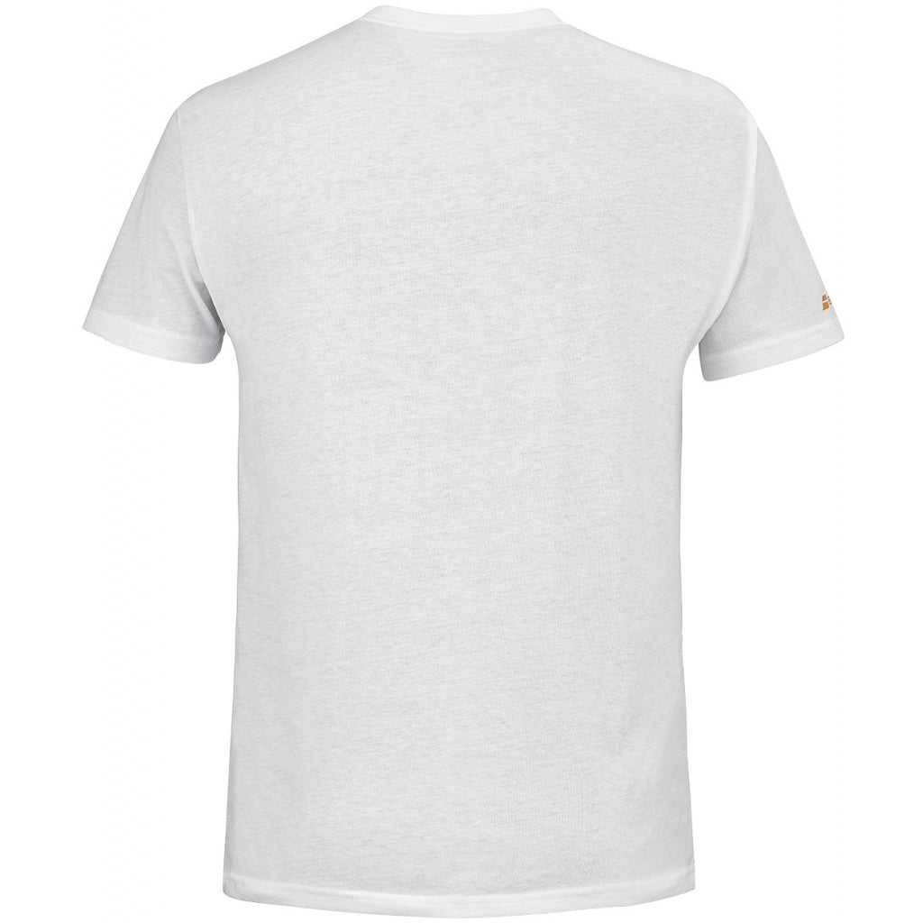 Babolat Padel Cotton Tee Men White - Padellife.dk