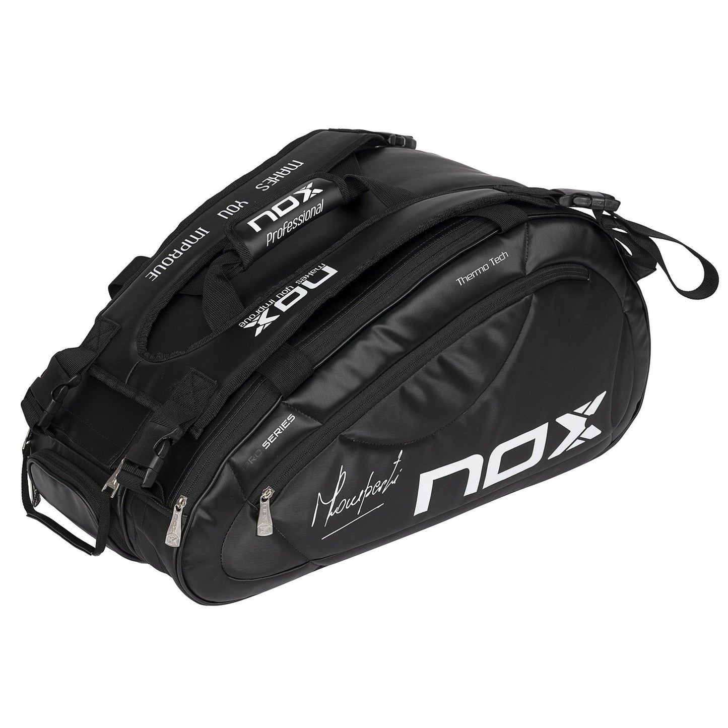 NOX Pro Series Black Padeltaske - Padellife.dk