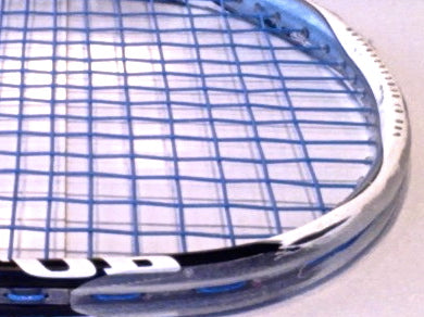 Opstrengning med Ashaway UltraNick 1,15 mm (Blå)