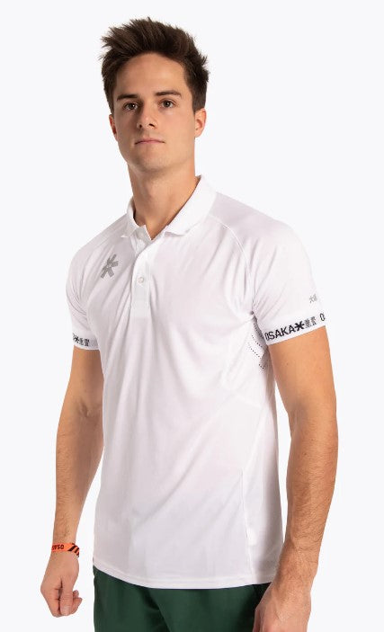 Osaka Men's Polo Jersey (Hvid) - Padellife.dk