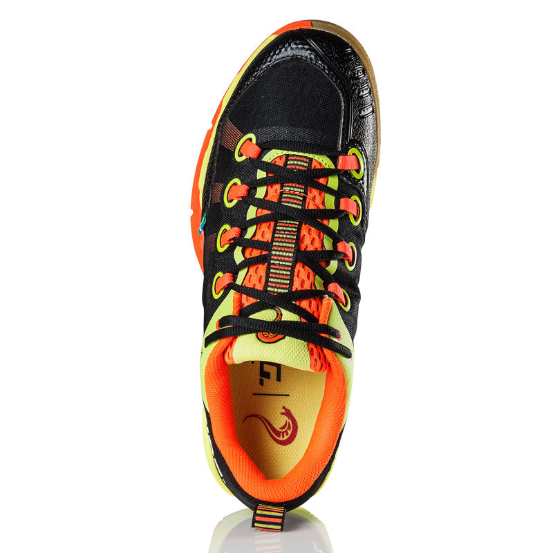 Salming Kobra Squash Shoe (Black-Shockorange)