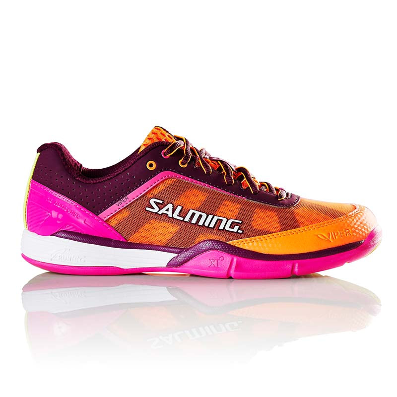 Salming Viper 4 Squashsko (Pink-Orange)