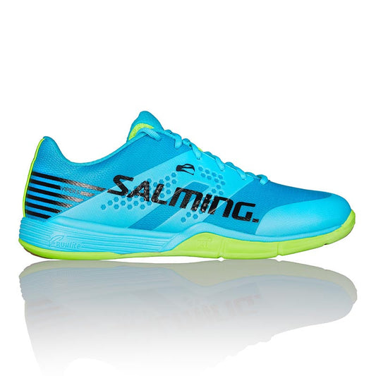 Salming Viper 5 (Light Blue-Fluo Green) Squashsko