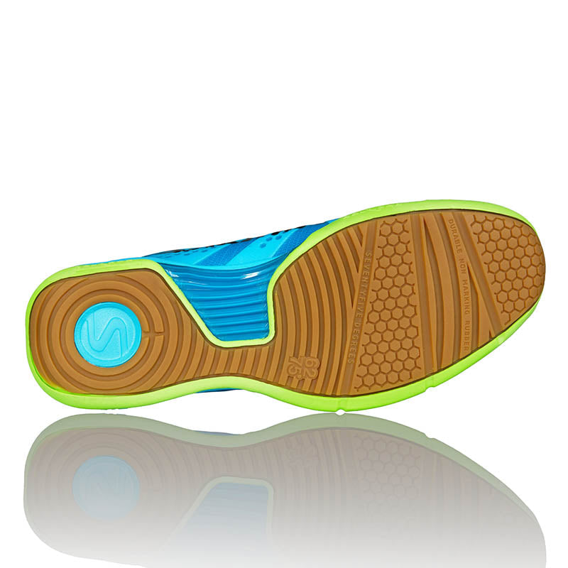 Salming Viper 5 (Light Blue-Fluo Green) Squashsko