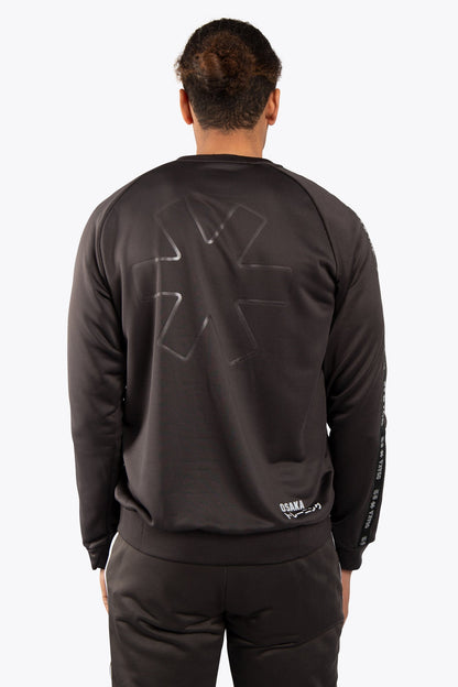 Osaka Men's Training Sweater (Black) - Padellife.dk