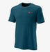 Wilson Bela Seamless Crew III T-Shirt (Mens, Blå Coral) - Padellife.dk